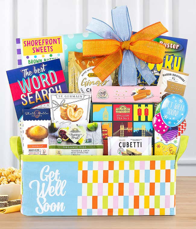 Feel Better Snacks and Entertainment Basket