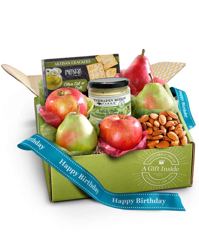 A Wonderful Pear Birthday Gift Basket