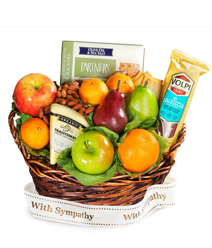 Salami & Cheese Sympathy Gift Basket
